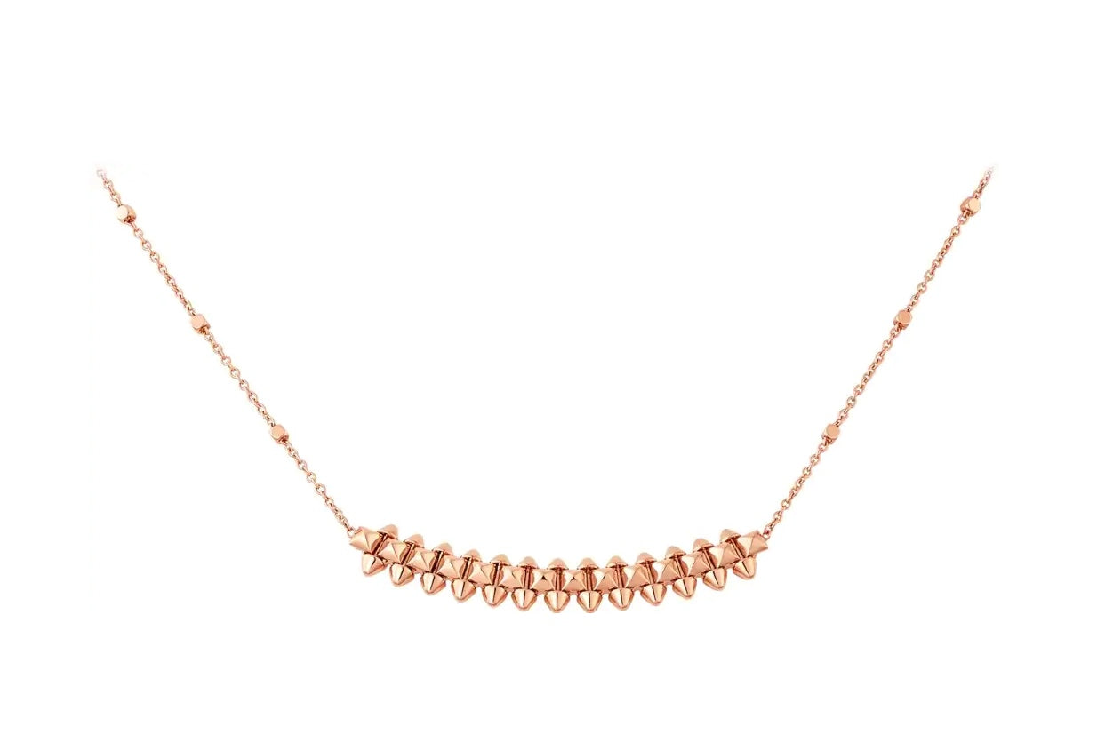 ¡®Aura Jewels¡¯CLASH PINK GOLD NECKLACE