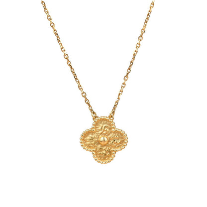 ¡®Aura Jewels¡¯CLOVER 15MM  BRONZING NECKLACE