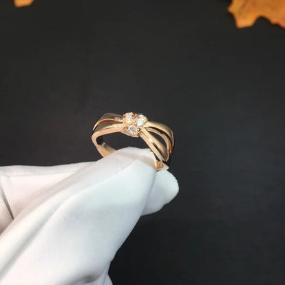 ¡®Aura Jewels¡¯LIENS RING PINK GOLD DIAMOND