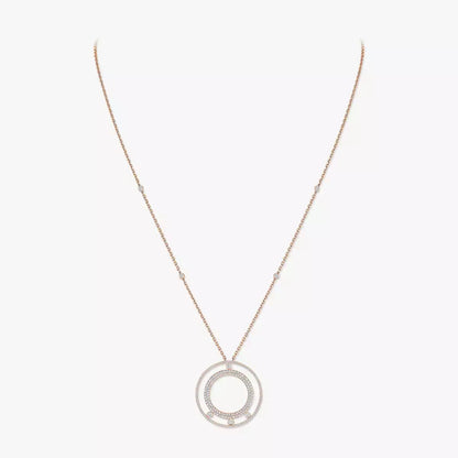 [Aura Jewels]Move Romane Long Pave_-Set Diamond Necklace
